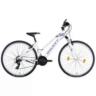 Galaxy TL820 férfi Trekking kerékpár Fehér-Lila