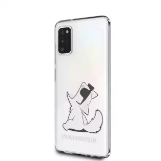   Karl Lagerfeld tok átlátszó KLHCA41CFNRC Samsung Galaxy A41 készülékhez