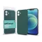 XPRO™ Soft Touch szilikon tok Slim sötétzöld Samsung Galaxy A02s készülékhez