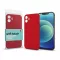 XPRO™ Soft Touch szilikon tok Slim piros Samsung Galaxy A14 5G készülékhez