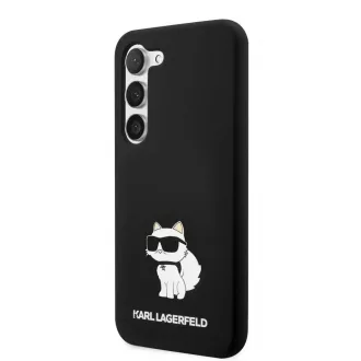   Karl Lagerfeld tok fekete KLHCS23MSNCHBCK Samsung Galaxy S23+ készülékhez