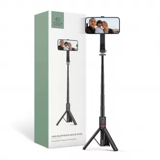   Tech-Protect L04S MagSafe Vezeték nélküli Selfie bot Tripod Fekete