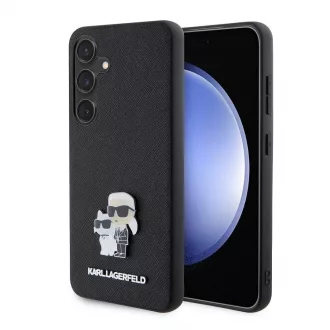   Karl Lagerfeld tok fekete KLHCS24SPSAKCMPK Samsung Galaxy S24 készülékhez