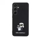 Karl Lagerfeld tok fekete KLHCS24SPSAKCMPK Samsung Galaxy S24 készülékhez