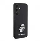 Karl Lagerfeld tok fekete KLHCS24SPSAKCMPK Samsung Galaxy S24 készülékhez