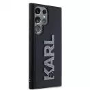 Karl Lagerfeld tok fekete KLHCS23L3DMBKCK Samsung Galaxy S23 Ultra készülékhez