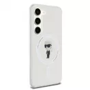 Karl Lagerfeld tok átlátszó KLHMS23SHFCKNOT Samsung Galaxy S23 készülékhez