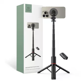   Tech-Protect L06S MagSafe Vezeték nélküli Selfie bot Tripod Fekete
