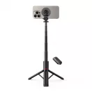 Tech-Protect L06S MagSafe Vezeték nélküli Selfie bot Tripod Fekete