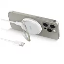 Tech-Protect QI15W-A33 Mágneses MagSafe Vezeték nélküli Töltő Fehér