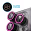 XPRO™ Luminous Prémium Kameravédő Üveg Apple iPhone 16 / Apple iPhone 16 Plus készülékhez - Pink