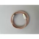 Dreamtech PD fonott kábel pink USB-C / USB-C 3A 60W 1M