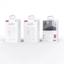 XO CE25 Fehér Hálózati Töltő szett PD25W 1*USB-C  + USB-C/USB-C kábellel