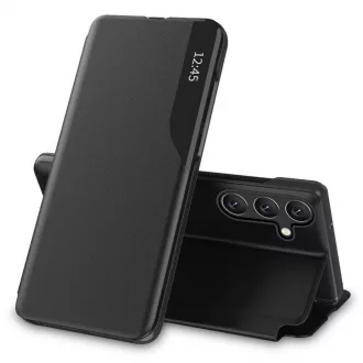   Tech-Protect fekete Smart View Book / Flip tok Samsung Galaxy A55