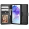  Tech-Protect fekete Waller Book / Flip tok kártyatartóval Samsung Galaxy A55 készülékhez