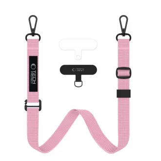 Tech-Protect C6S pink Crossbody pánt mobiltelefonhoz