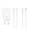 XO CE32 Hálózati töltő szett 1*USB-C PD20W + USB-C kábellel