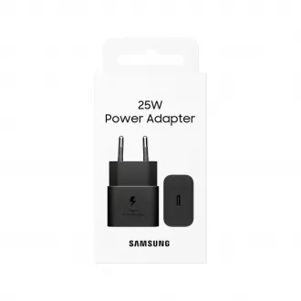  Samsung EP-T2510NBE gyári hálózati fekete Type-C gyorstöltő 3A 25W