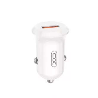 XO CC68 autós töltő USB-A 18W	fehér