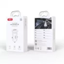 XO CC68 autós töltő USB-A 18W	fehér