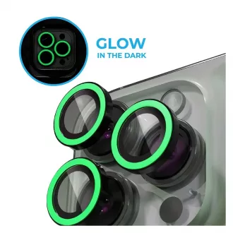   XPRO™ Luminous Prémium Kameravédő Üveg Apple iPhone 17 Pro / 17 Pro Max készülékhez - Zöld