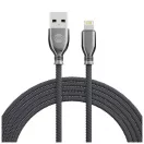 Forever Tornado USB–Lightning kábel 1,0 m 3A fekete