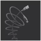 Forever Tornado USB–Lightning kábel 1,0 m 3A fekete