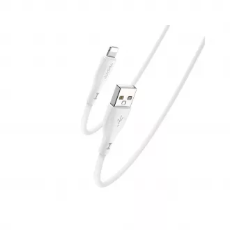   YESIDO CA119 szilikon kábel 12W USB/LIGHTNING 1M 2,4A fehér
