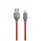 Forever Tornado USB–Lightning kábel 1,0 m 3A piros