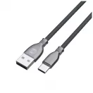Forever Tornado kábel USB – USB-C 1,0 m 3A fekete