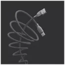Forever Tornado kábel USB – USB-C 1,0 m 3A fekete