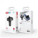 XO BCC02 FM-adó és Bluetooth MP3 autós töltő 15W fekete