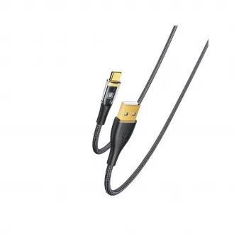 YESIDO CA104 USB/Type-C kábel 1,2M 18W 2A PVC fekete