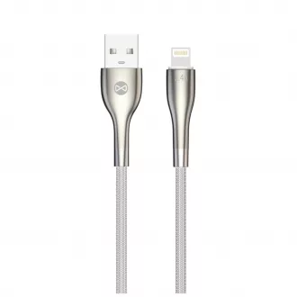 Forever Sleek USB–Lightning kábel 1,0 m 2,4 A fehér