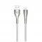 Forever Sleek USB–Lightning kábel 1,0 m 2,4 A fehér
