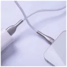 Forever Sleek USB–Lightning kábel 1,0 m 2,4 A fehér