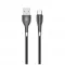 Forever Sleek USB–USB-C kábel 1,0 m 3A fekete