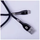 Forever Sleek USB–USB-C kábel 1,0 m 3A fekete