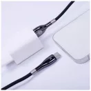 Forever Sleek USB–USB-C kábel 1,0 m 3A fekete