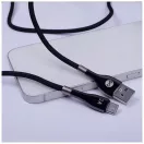 Forever Sleek USB–USB-C kábel 1,0 m 3A fekete