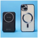 Forever mágneses vezeték nélküli powerbank MATB-100 PD QC 22.5W 10000 mAh fekete