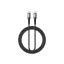 BWOO fonott USB-C–USB-C kábel 2 m 60W fekete
