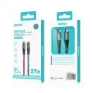 BWOO USB-C–Lightning kábel 1 m, 27W, X279C-L