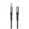 BWOO AUX kábel 3,5 mm – Lightning BO-AUX068 fekete