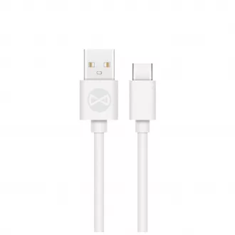 Forever kábel USB–USB-C 1,0 m 3A fehér