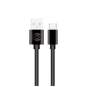 Forever USB–USB-C kábel 1,0 m 3A fekete