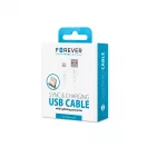 Forever USB–Lightning kábel 1,0 m 1A fehér