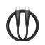BWOO BO-X318 60W USB-C–USB-C kábel 1 m fekete