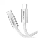 BWOO 240W fonott USB-C - USB-C kábel 1 m fehér