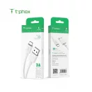 T-PHOX EXCEED USB-C kábel 1M fehér